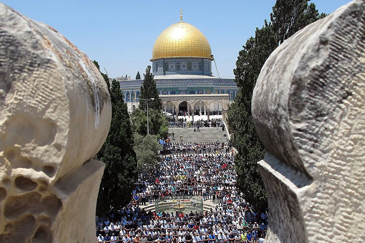 Shalat jumat di Al Aqsha